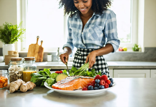 Nourishing your body with fresh foods supports PCOS lifestyle changes and natural wellness solutions